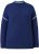 Ulla Popken Contrast Trim Long Sleeve Sweater Dark Blue - Puloverji & jopice - 
