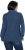 Ulla Popken Two-Tone Mixed Knit Troyer Collar Sweater Navy - Puloverji & jopice - 
