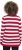 Ulla Popken Striped Polo Collar Long Sleeve Sweater Ruby Red - Puloverji & jopice - 