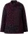 Ulla Popken Leopard Print Scarf Sweater Dark Ruby - Puloverji & jopice - 