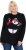 Ulla Popken Whimsical Holiday Sweater Black - Puloverji & jopice - 