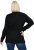 Ulla Popken Whimsical Holiday Sweater Black - Puloverji & jopice - 