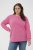 Kaffe Curve Sus Sweatshirt Pink Power - Puloverji - 