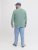 Jack & Jones Brandon Sweatshirt Turquoise - Puloverji & jopice - Moški Puloverji & Jopice za Močnejše Postave