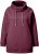 Ulla Popken Drawstring Collar Long Sleeve Sweatshirt Dark Berry - Puloverji & jopice - 