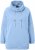 Ulla Popken Drawstring Collar Long Sleeve Sweatshirt Light Blue - Puloverji & jopice - 