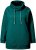 Ulla Popken Drawstring Collar Long Sleeve Sweatshirt Teal Green - Puloverji & jopice - 