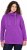 Ulla Popken Drawstring Collar Long Sleeve Sweatshirt Purple - Puloverji & jopice - 