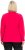 Ulla Popken Modular Fleece Zip Front Jacket Magenta - Puloverji & jopice - 