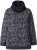 Ulla Popken Teddy Collar Printed Sweatshirt Black - Puloverji & jopice - 