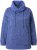Ulla Popken Teddy Collar Printed Sweatshirt Atlantic Blue - Puloverji & jopice - 