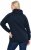 Ulla Popken Rhinestone Snowflake Turtleneck Sweatshirt Navy - Puloverji & jopice - 