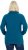 Ulla Popken Rhinestone Snowflake Turtleneck Sweatshirt Teal - Puloverji & jopice - 