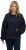 Ulla Popken Gathered Sleeve Oversized Fit Sweatshirt Navy - Puloverji & jopice - 