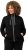 Ulla Popken Contrast Color Zip Up Sweatshirt Black - Puloverji & jopice - 