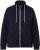 Ulla Popken Contrast Color Zip Up Sweatshirt Navy - Puloverji & jopice - 