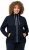 Ulla Popken Contrast Color Zip Up Sweatshirt Navy - Puloverji & jopice - 