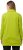 Ulla Popken GLOW Lettered Collared Sweatshirt Apple Green - Puloverji & jopice - 