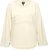 Ulla Popken Embroidered Freedom Rolled Edge Sweatshirt Sand - Puloverji & jopice - 