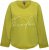 Ulla Popken Embroidered Freedom Rolled Edge Sweatshirt Avocado Green - Puloverji & jopice - 