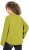 Ulla Popken Embroidered Freedom Rolled Edge Sweatshirt Avocado Green - Puloverji & jopice - 