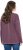 Ulla Popken Texas Contrast Stitching Sweatshirt Dark Ruby - Puloverji & jopice - 