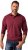 JP1880 Polo Shirt Pique Long Sleeve Red - Polo majice - Moške Polo Majice za Močnejše Postave