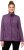 Ulla Popken Heather Knit Fleece Jacket Dark Purple - Puloverji & jopice - 