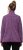 Ulla Popken Heather Knit Fleece Jacket Dark Purple - Puloverji & jopice - 