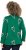 Ulla Popken Candy Cane Graphic Sweatshirt Meadow Green - Puloverji & jopice - 