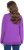 Ulla Popken Magnifique Split Style Sweatshirt Purple - Puloverji & jopice - 
