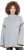 Ulla Popken Decorative Seam Sweater Light Grey Melange - Puloverji & jopice - 