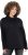 Ulla Popken Chain Fringe Smooth Fleece Sweatshirt Black - Puloverji & jopice - 
