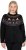 Ulla Popken Norwegian Style Christmas Sweater Black - Puloverji & jopice - 