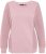 Ulla Popken Mixed Knit Patch Look Sweatshirt Old Pink - Puloverji & jopice - 