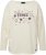 Ulla Popken Dreaming Time Long Sleeve Sweatshirt Chalk - Puloverji & jopice - 