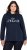 Ulla Popken Moin Graphic Sweatshirt Navy - Puloverji & jopice - 