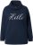 Ulla Popken HELLO Classic Fit Stand-Up Collar Sweatshirt Navy - Puloverji & jopice - 