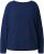 Ulla Popken Inverted Seam Long Sleeve Sweatshirt Navy - Puloverji & jopice - 