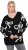 Ulla Popken Glitter Bow Sweater Black - Puloverji & jopice - 