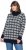 Ulla Popken Eco Cotton Geometric Snowflake Sweater Navy - Puloverji & jopice - 