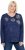 Ulla Popken Metallic Print Extra Soft Christmas Sweatshirt Ink Blue - Puloverji & jopice - 