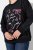 Ulla Popken Sparkling Sequin Bows Christmas Sweatshirt Black - Puloverji & jopice - Udobni puloverji in pletenine