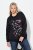 Ulla Popken Sparkling Sequin Bows Christmas Sweatshirt Black - Puloverji & jopice - Udobni puloverji in pletenine