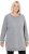 Ulla Popken Nostalgic Escape Oversized Sweatshirt Mouse Grey - Puloverji & jopice - 