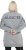 Ulla Popken Nostalgic Escape Oversized Sweatshirt Mouse Grey - Puloverji & jopice - 