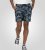 D555 Cleethorpes Hawaii Printed Swimshorts Navy - Kopalne hlače - Moške Kopalne Hlače za Močnejše postave