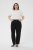 Kaffe Curve Brenn Barrel Twill Jeans Washed Black - Kavbojke - 