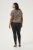 Kaffe Curve Sonna Stanley Top Leopardji potisk - Majice - 