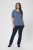 Kaffe Curve Carina T-Shirt Blue - Majice - 